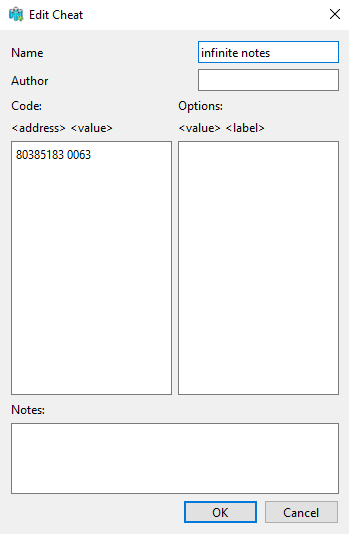 Mupen Add Cheat